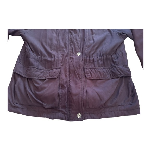 Vintage London Fog Black Heavyweight Soft Shell Insulated Women’s XL Zip Jacket - Picture 7 of 9